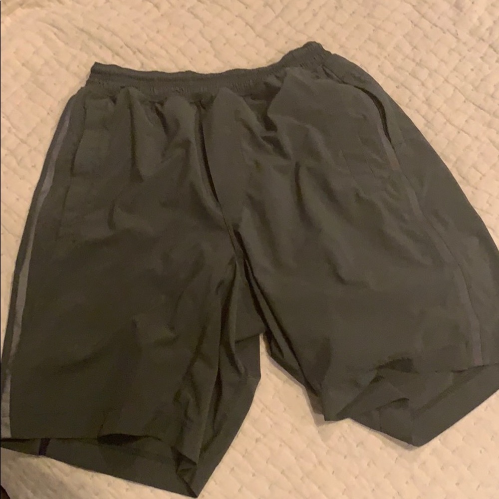 Olive green lululemon shorts medium